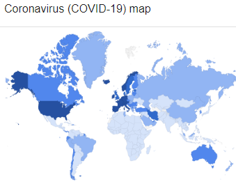 Corona virus warnings messages